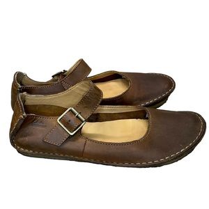 Clarks Original Brown Leather Mary Jane Sizs 9
